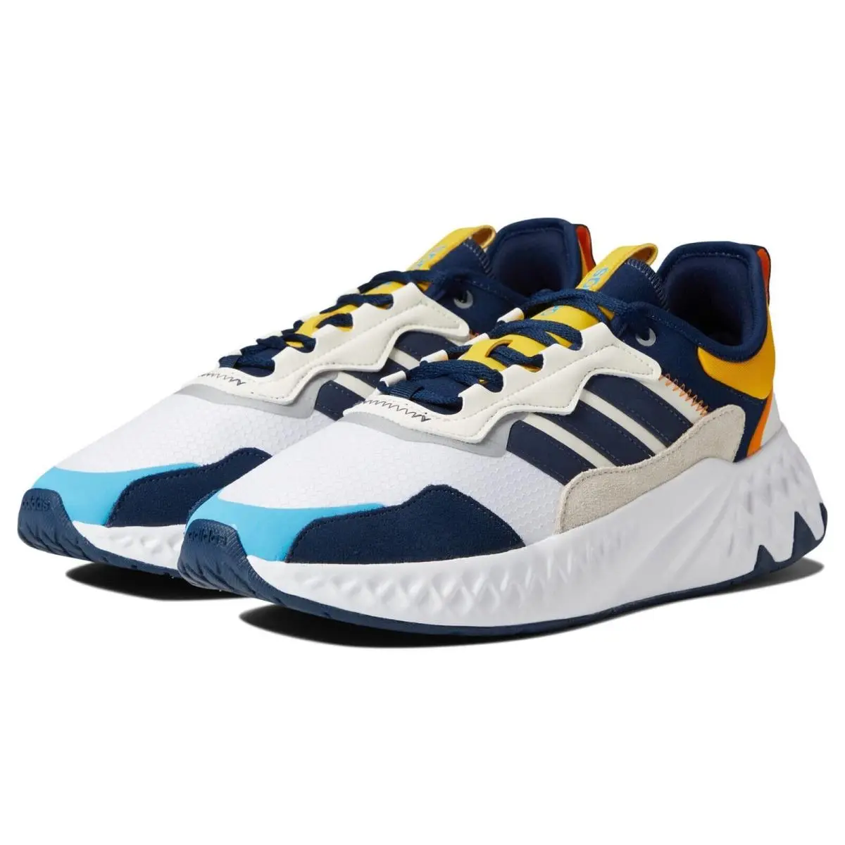 Adidas Futurepool 2.0 Cloud White/collegiate Navy/bold Gold 11.5 M