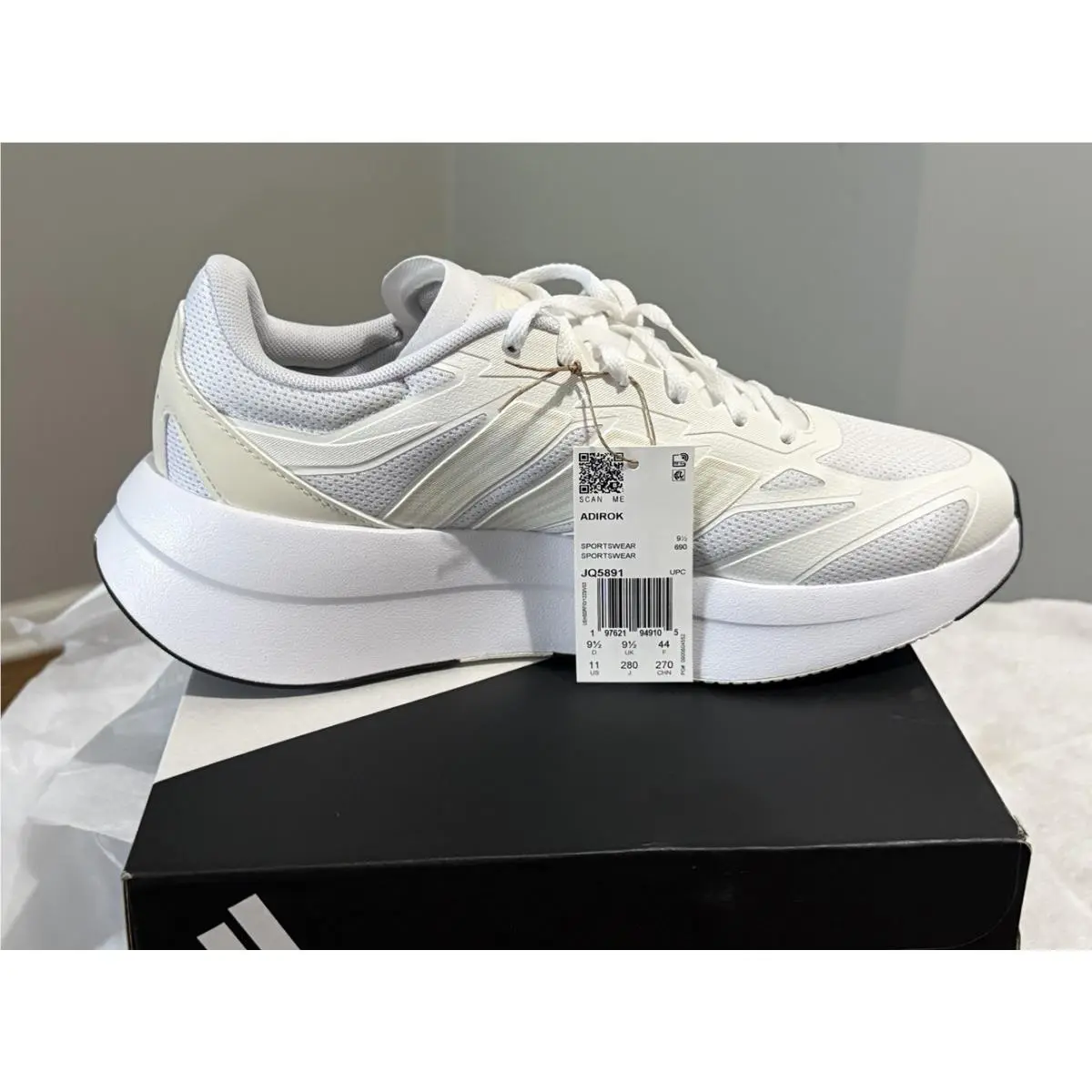 Adidas shoes - adidas Adirok Lace Up - Adirok Lace - JQ5891 - White / Off-White/ White 1