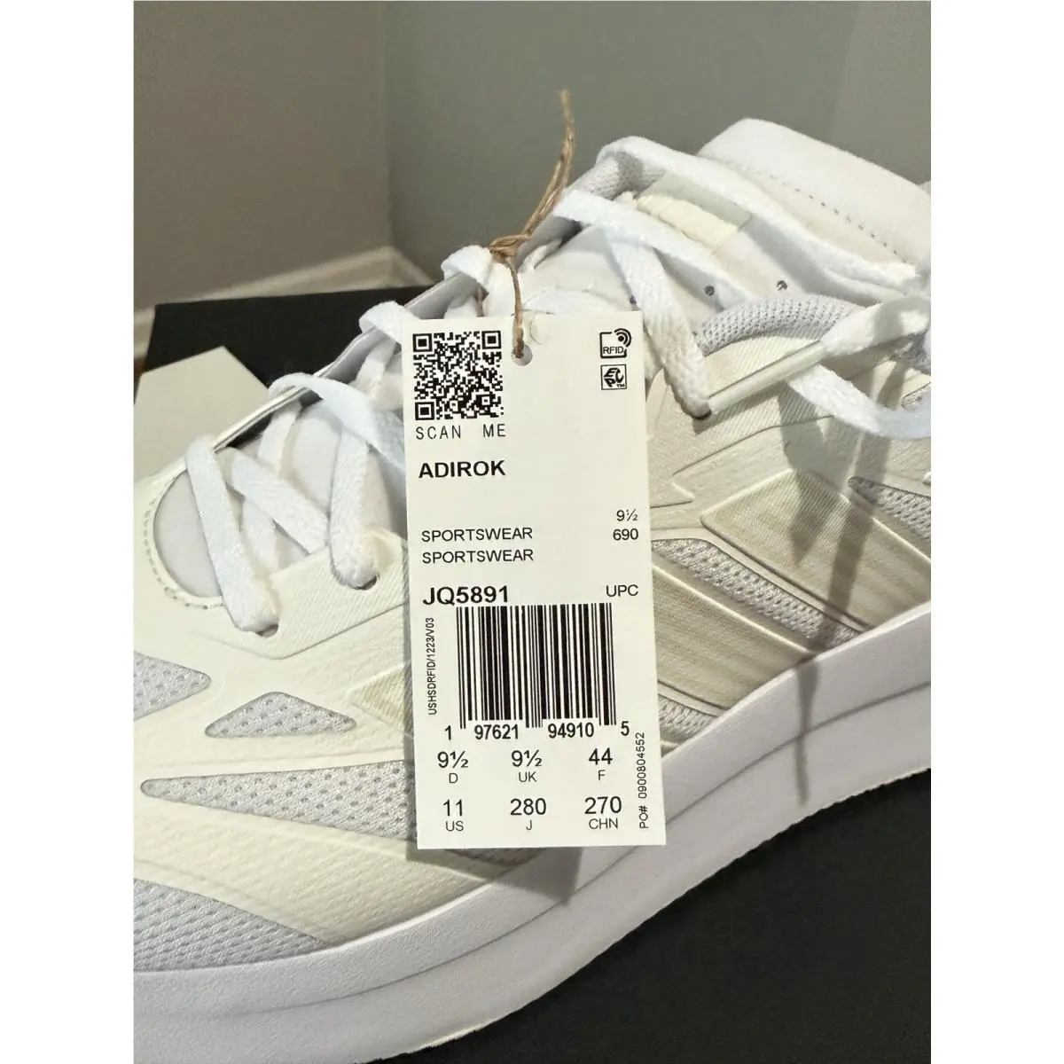 Adidas shoes - adidas Adirok Lace Up - Adirok Lace - JQ5891 - White / Off-White/ White 4