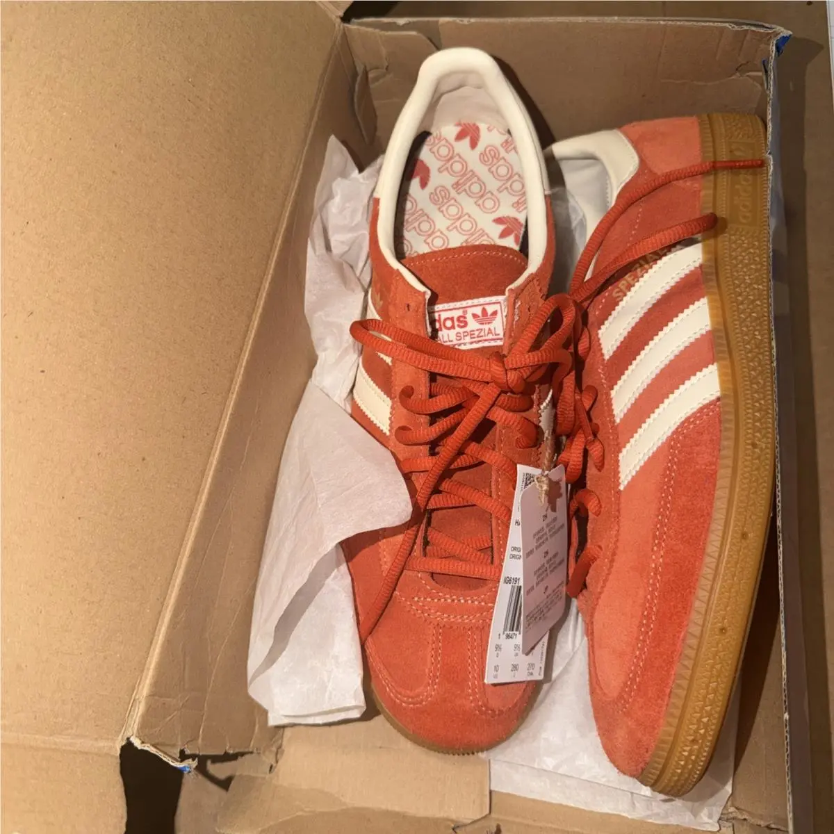 Adidas Originals Handball Spezial - Mens 10 Gum/red/white/orange IG6191