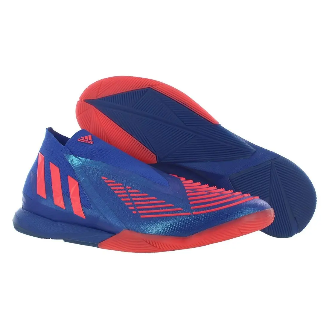 Adidas Predator Edge.1 Indoor Unisex Shoes Size 13.5 Color: Hi-res - Hi-Res Blue/Turbo/Hi-Res Blue, Main: Blue