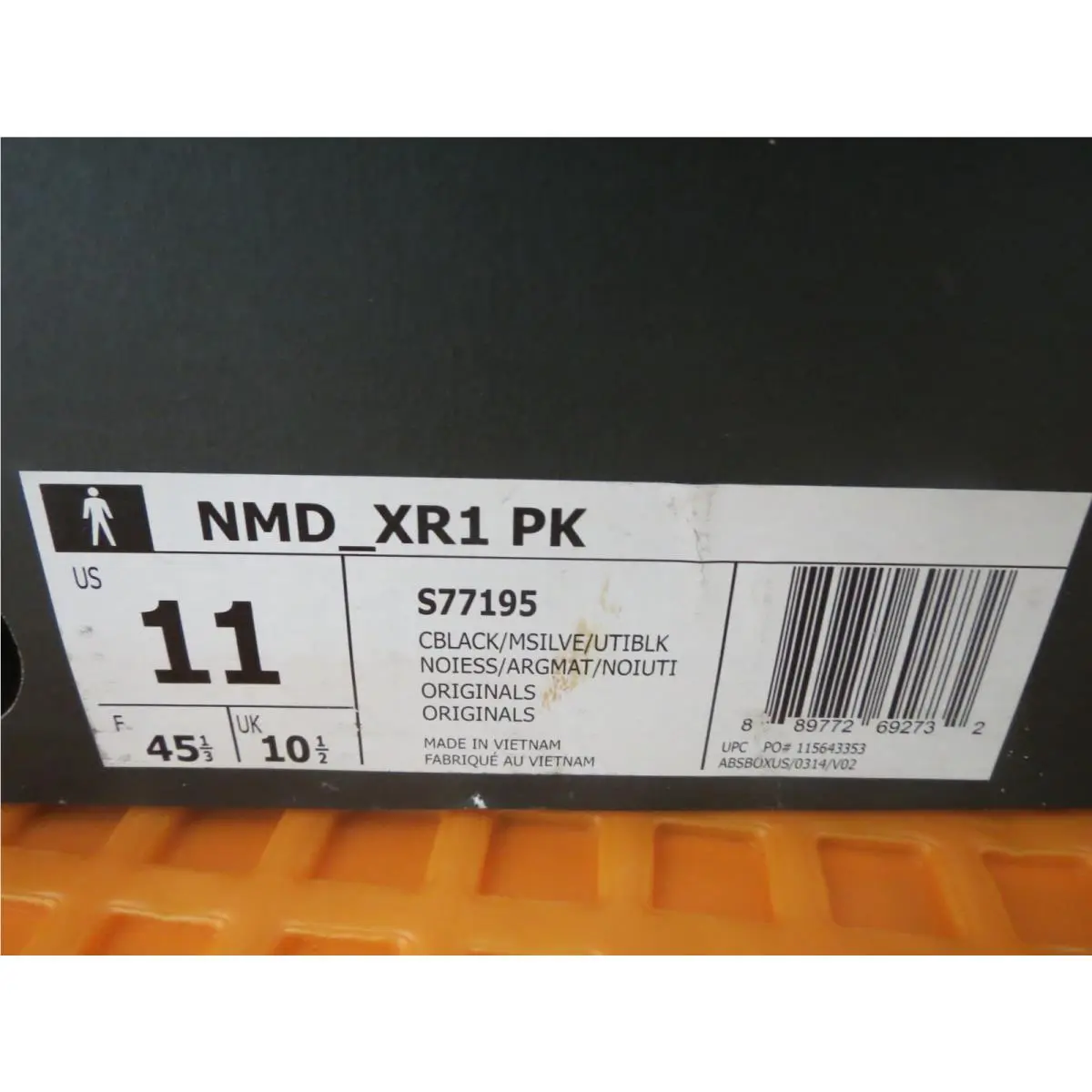 Adidas Men`s NMD_XR1 PK S77195 11 M US Cblack/msilve/utiblk