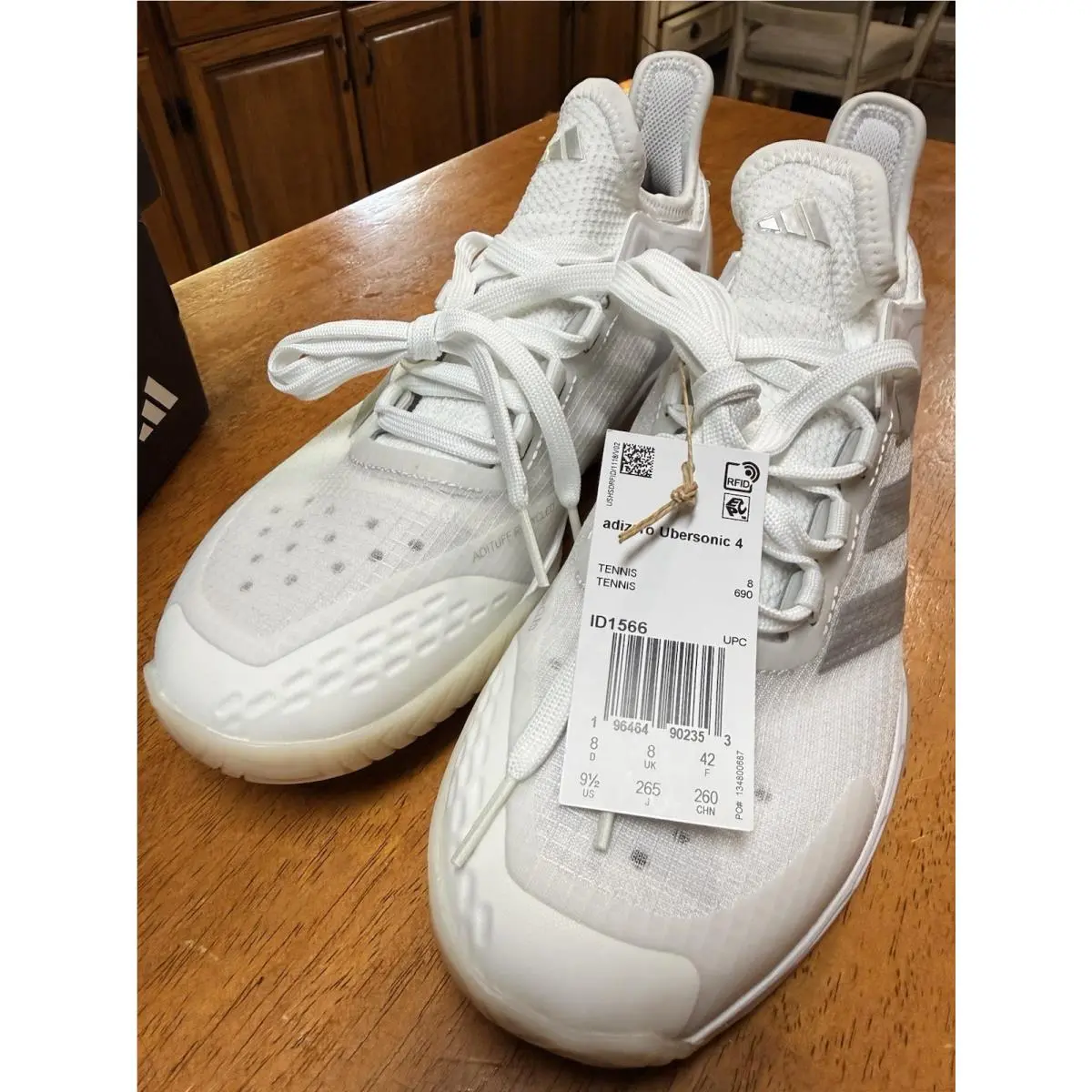 Adidas shoes - adidas Adizero Ubersonic 4 - Adizero Ubersonic - ID1566 - White 1