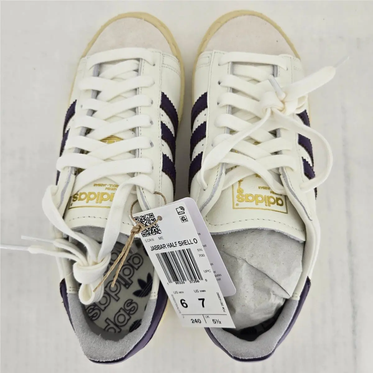 Adidas shoes - Jabbar Half Shell OG - Jabbar Half Shell - JQ9595 - White 7