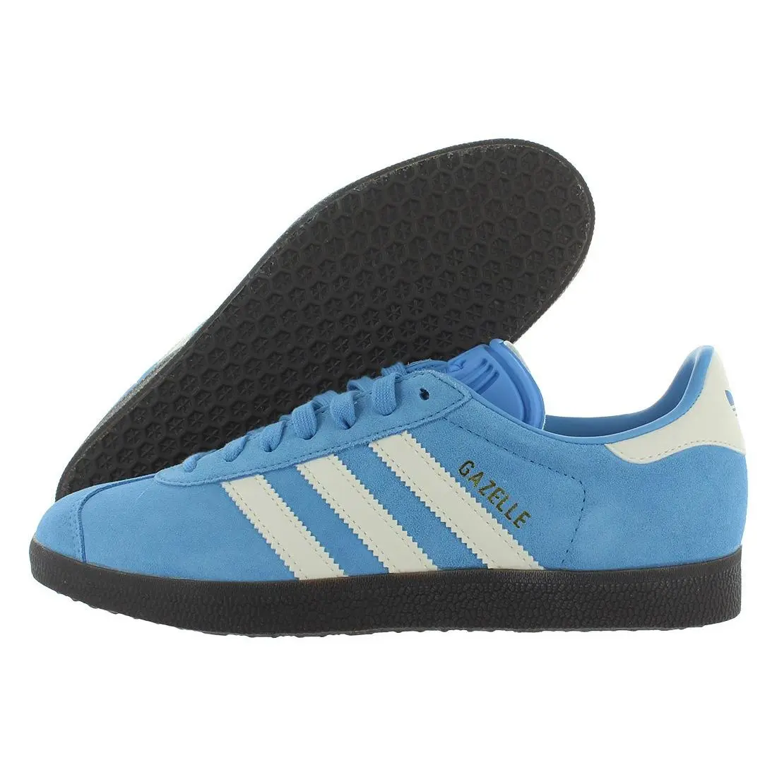 Adidas Gazelle Mens Shoes Size 7 Color: Gold Metallic/core White/gum