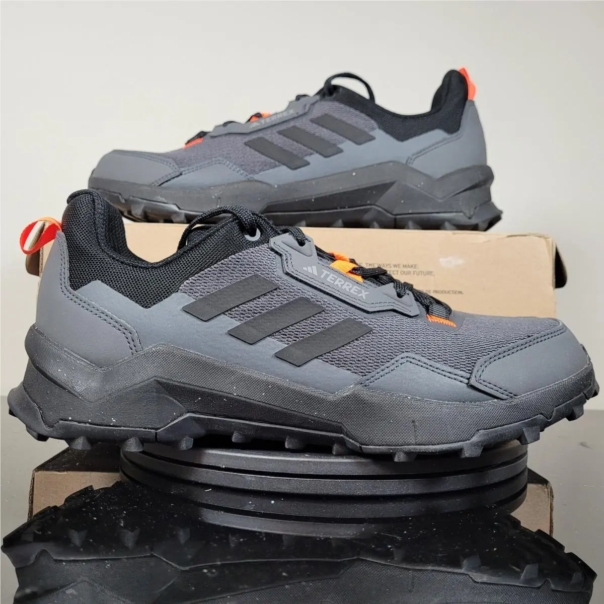 Adidas Terrex AX4 Outdoor Athletic Hiking Shoes Black Gray HP7391 Men`s Sz 8.5