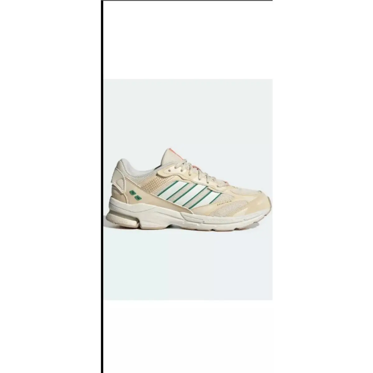 Adidas Fire Spiritain 2000 Sneakers in Wonder White Court Green Sz 11W/12M