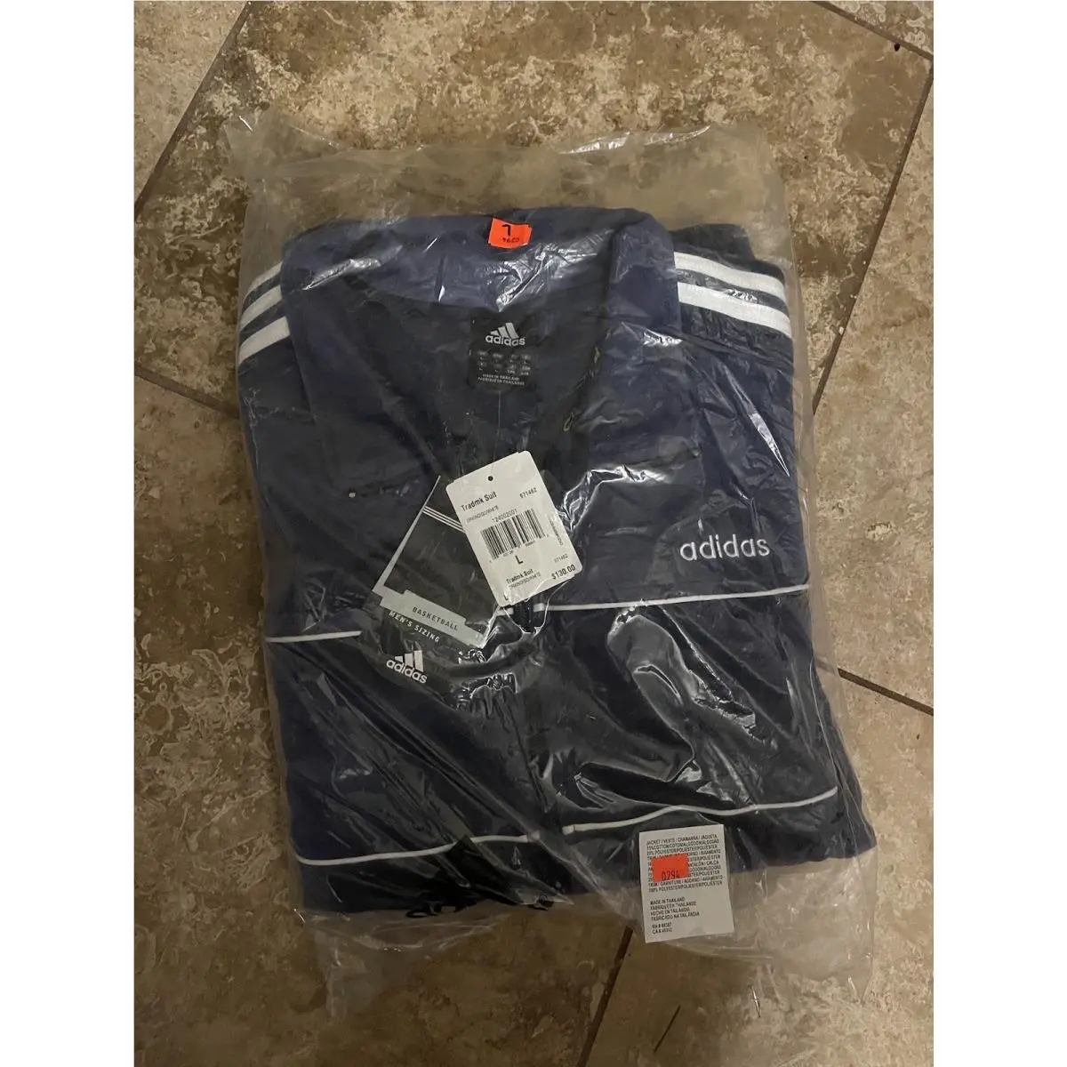 Adidas Velour Tracksuit Set Blue Size L y2k