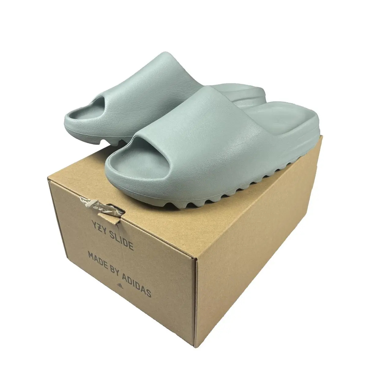 Adidas Yeezy Slide Salt Men`s Slides Sandals Size 13 Vnds OG All