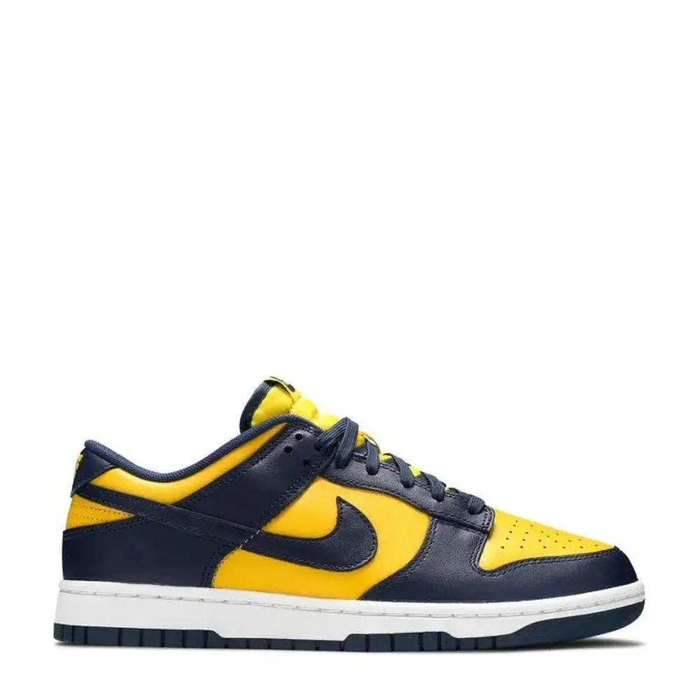 Nike Dunk Low Varsity Maize Midnight Navy Yellow Men`s Sneakers DD1391-700