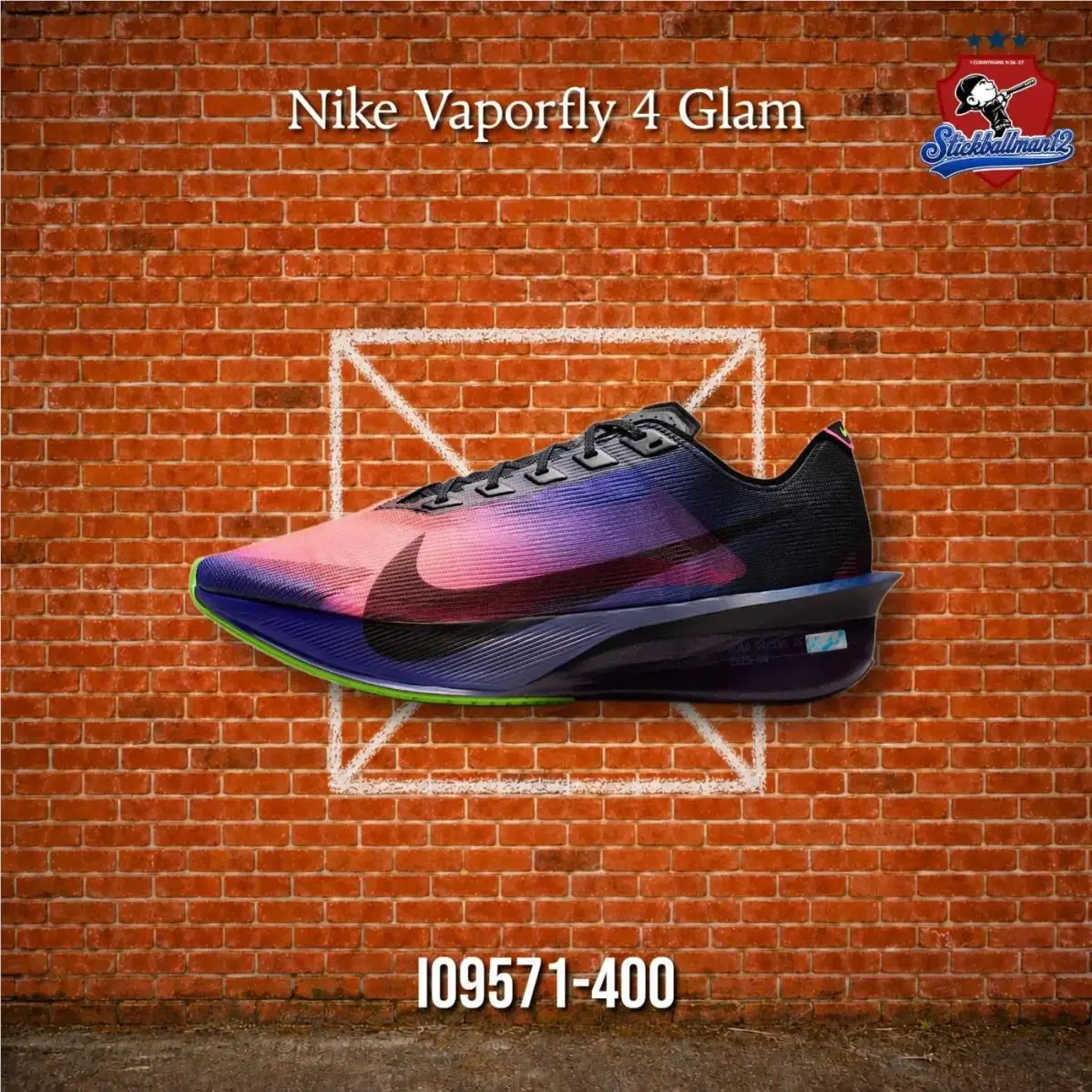 Nike Zoomx Vaporfly Next% 4 Glam Dark Obsidian Purple Dynasty IO9571-400 - Multicolor