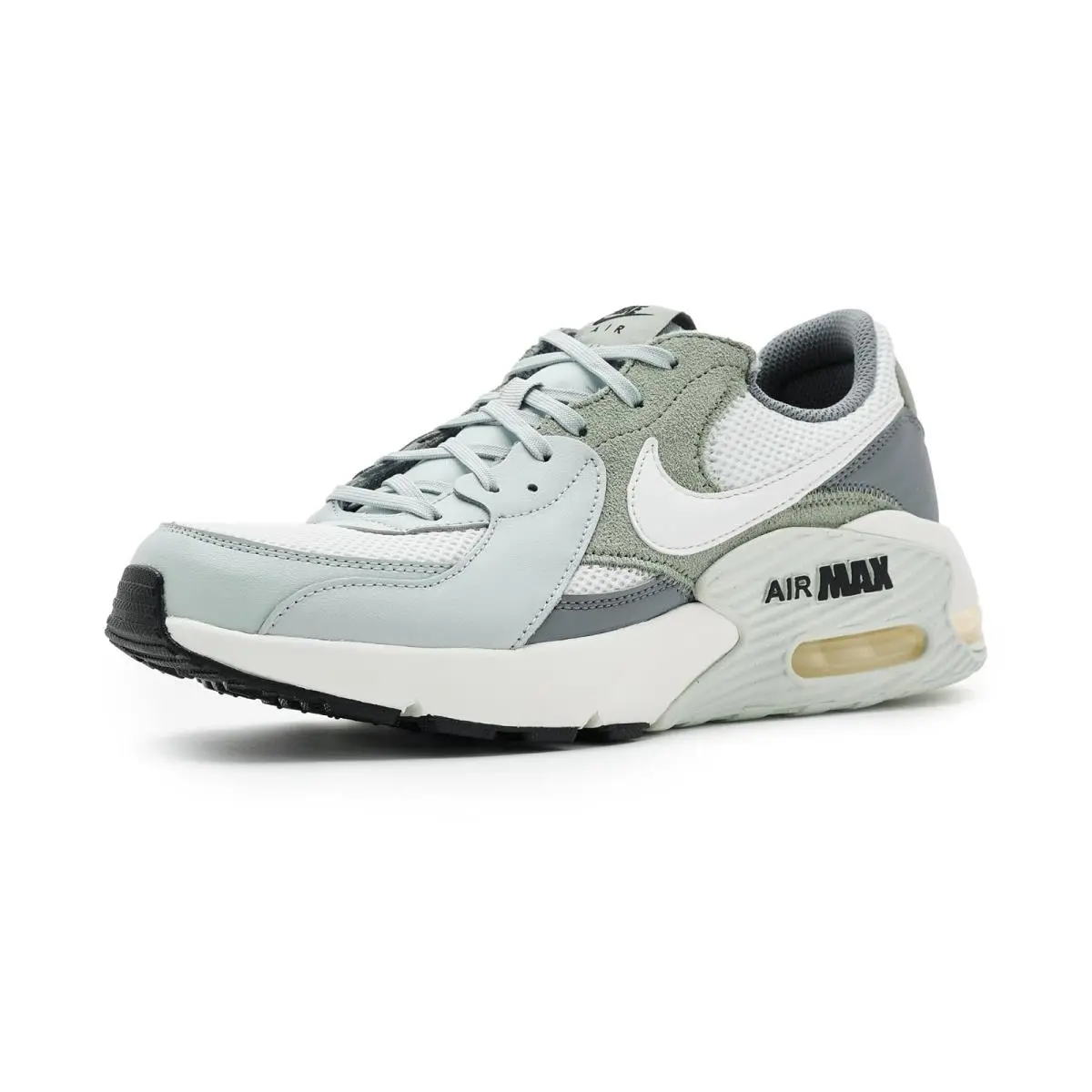 Man`s Sneakers Athletic Shoes  Air Max Excee Summit White/Summit White/Light Silver by Nike
