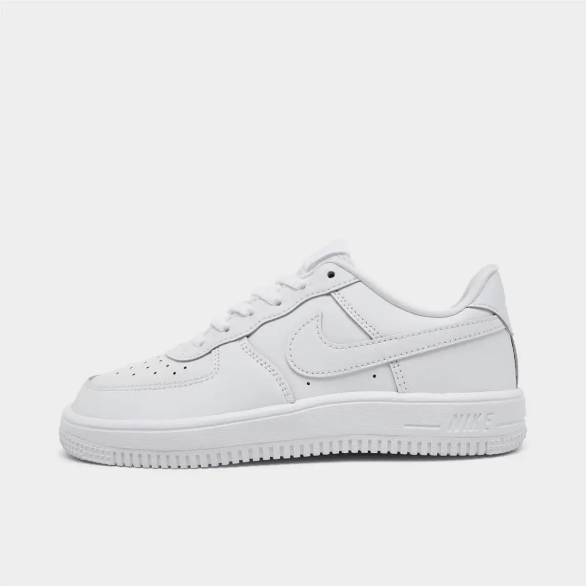 Little Kids` Nike Force 1 Casual Shoes White/white/white IF1673 100