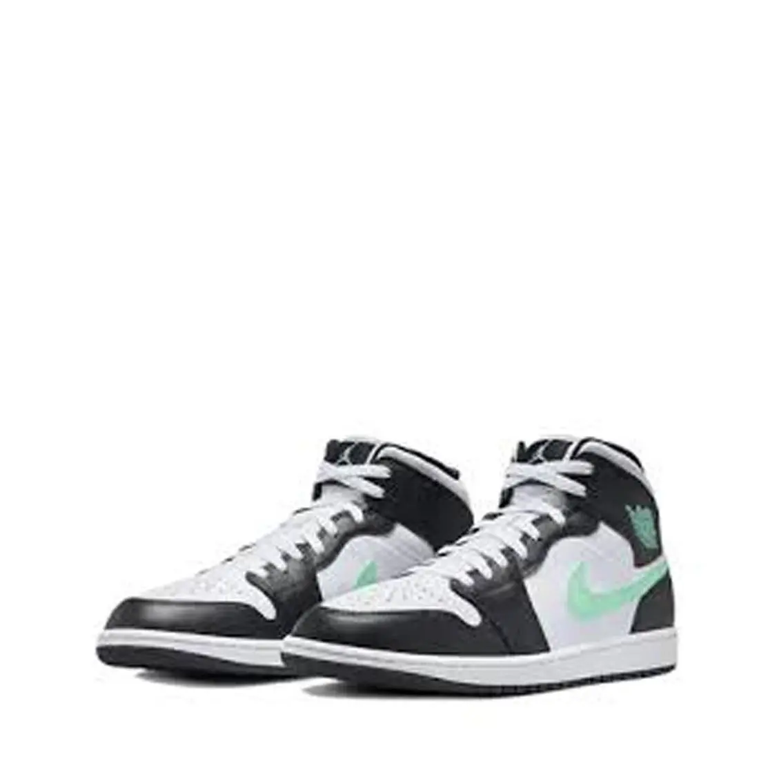 Nike shoes - Jordan 1 Mid Green Glow - Black 6