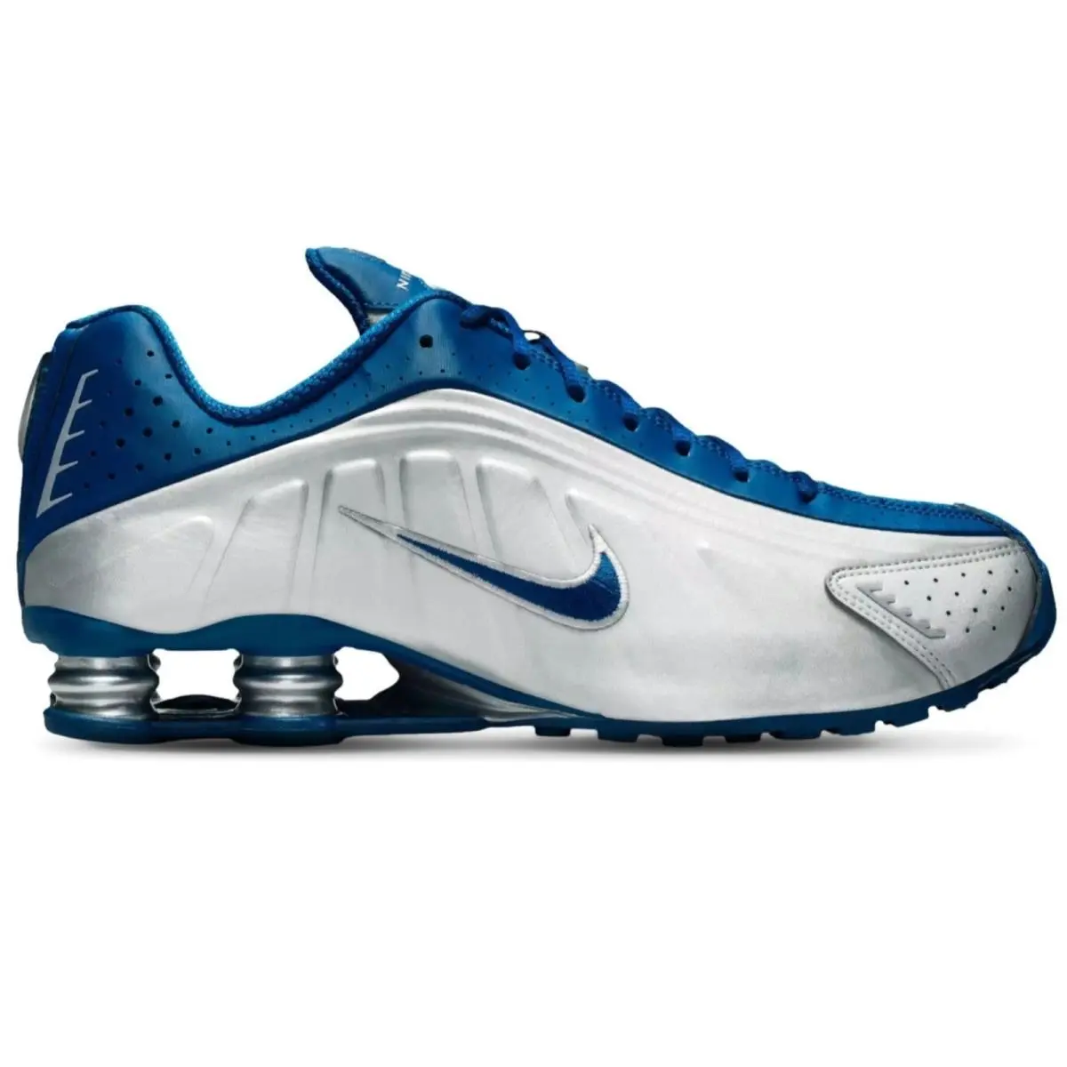 Nike shoes - Nike Shox - Shox - Silver, Maufacturer: Metallic Silver/Court Blue/White 28
