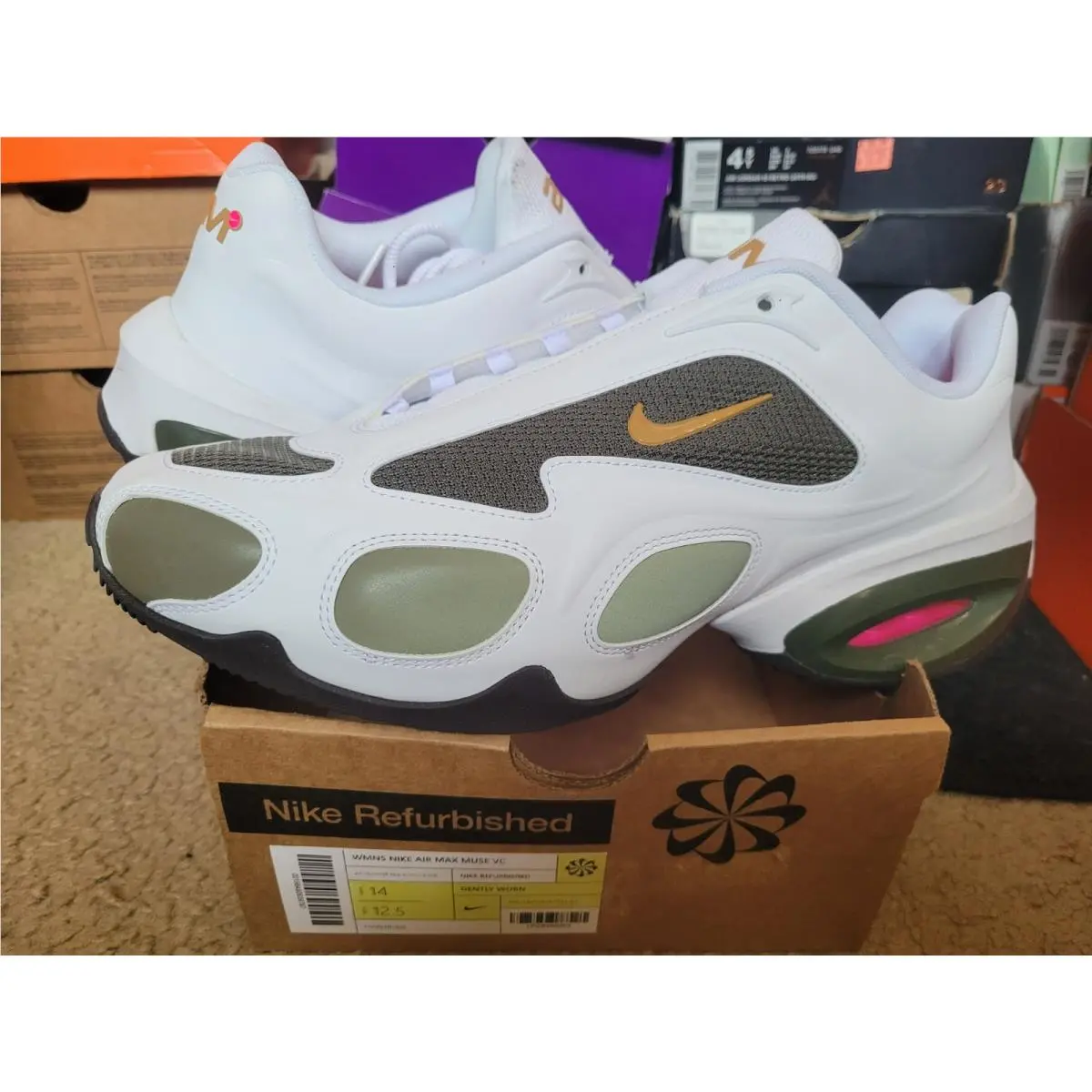 Nike shoes - Nike Air Max Muse - Air Max Muse - HV9928 100 - White 6