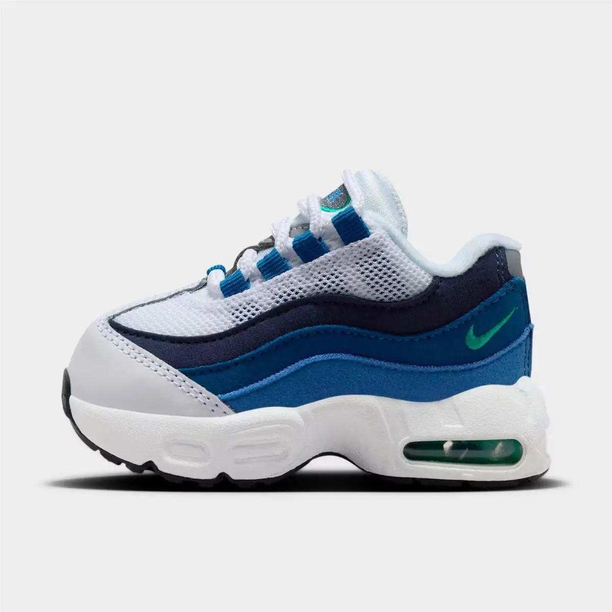 Nike shoes - IU7898 100 - White/Lake Blue/French Blue/Emerald Green 3