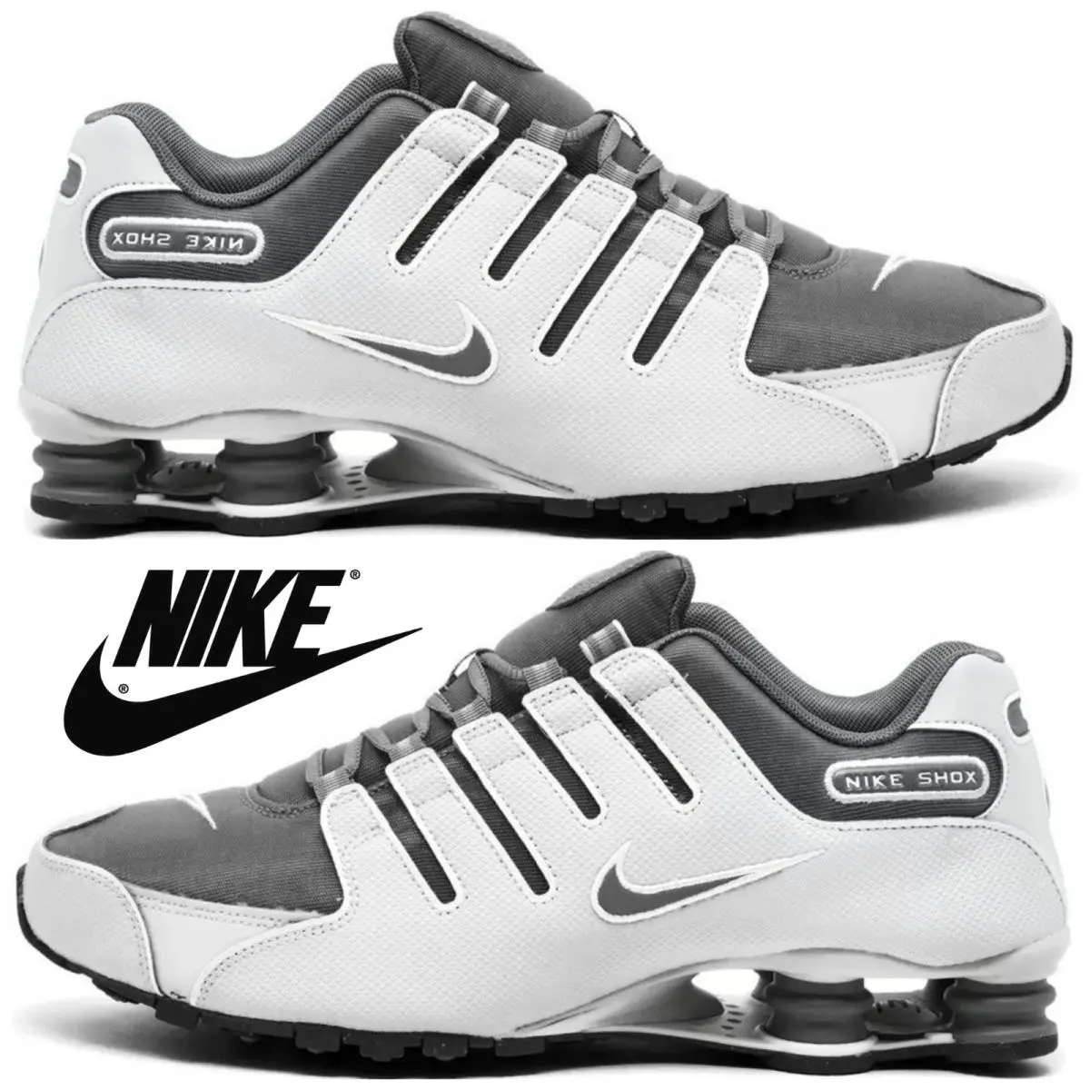 Nike shoes - Nike Shox - Shox - Gray, Maufacturer: Smoke Grey/Grey Fog 6