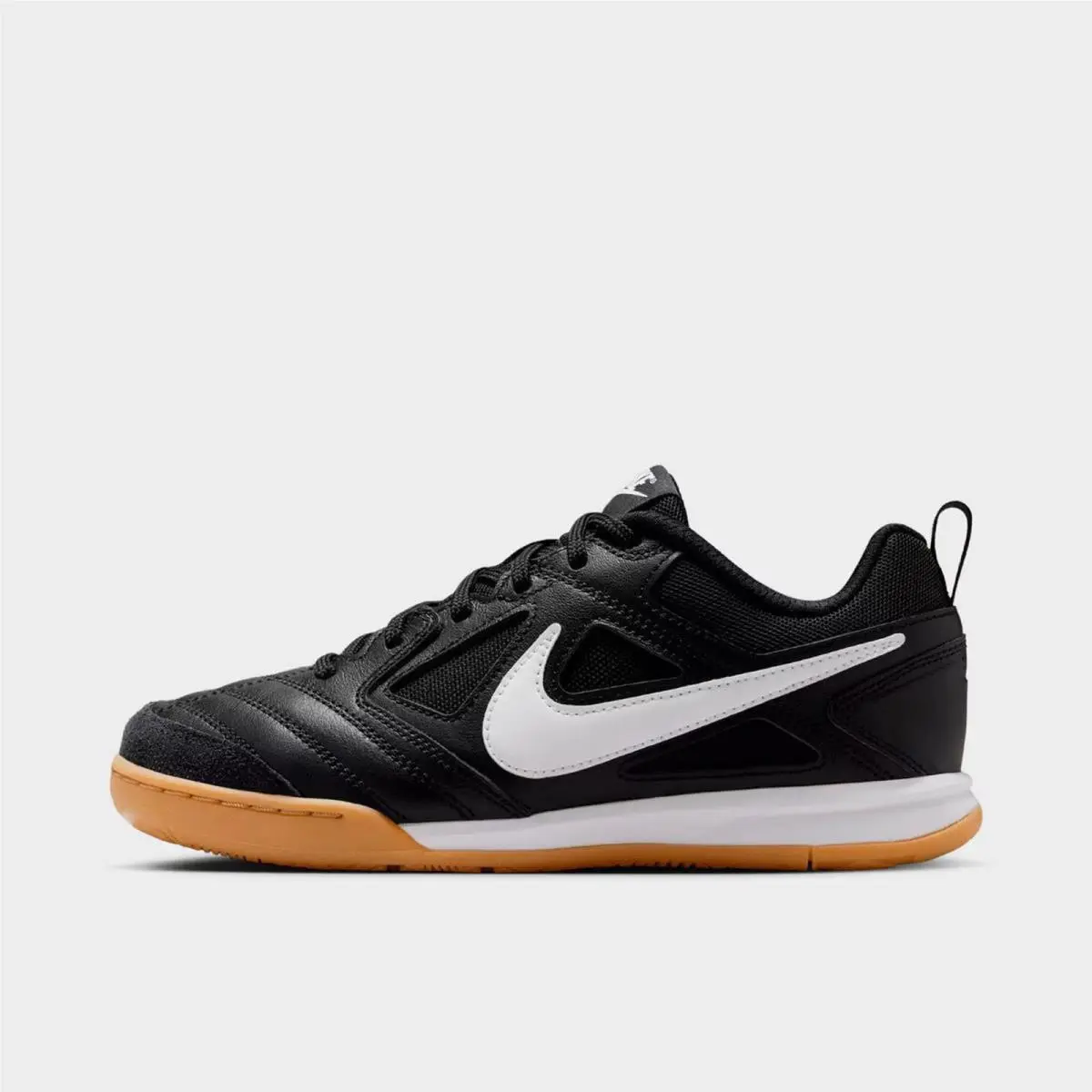 Big Kids` Nike Gato Casual Shoes Black/black/gum Light Brown/white HV9596 001