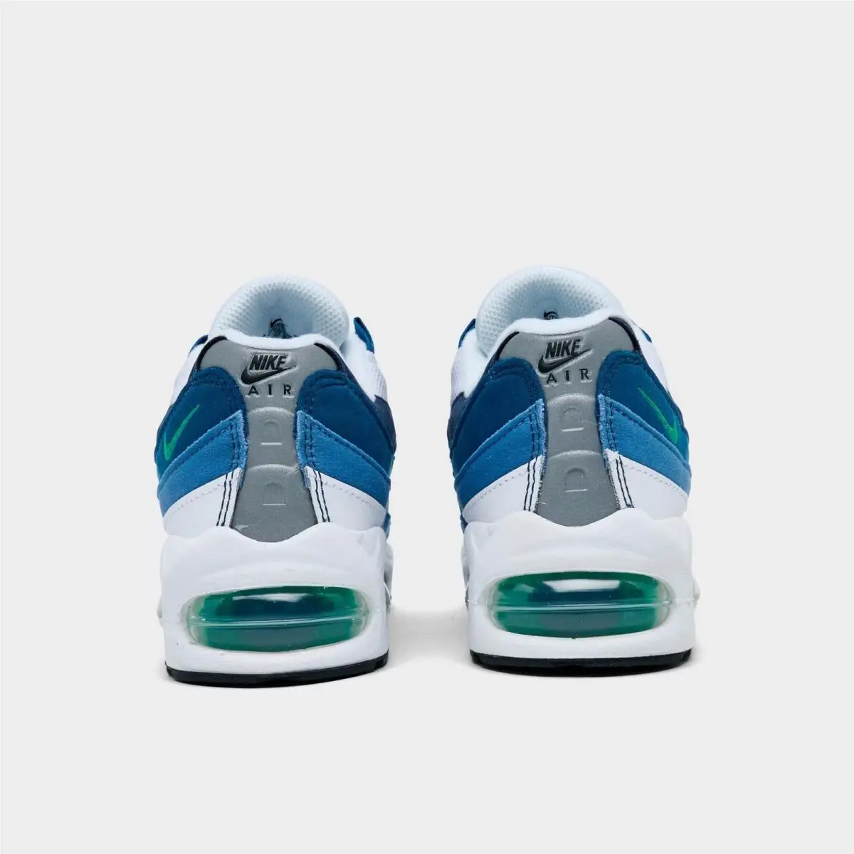 Nike shoes - IU7899 100 - White/Emerald Green/Lake Blue 2