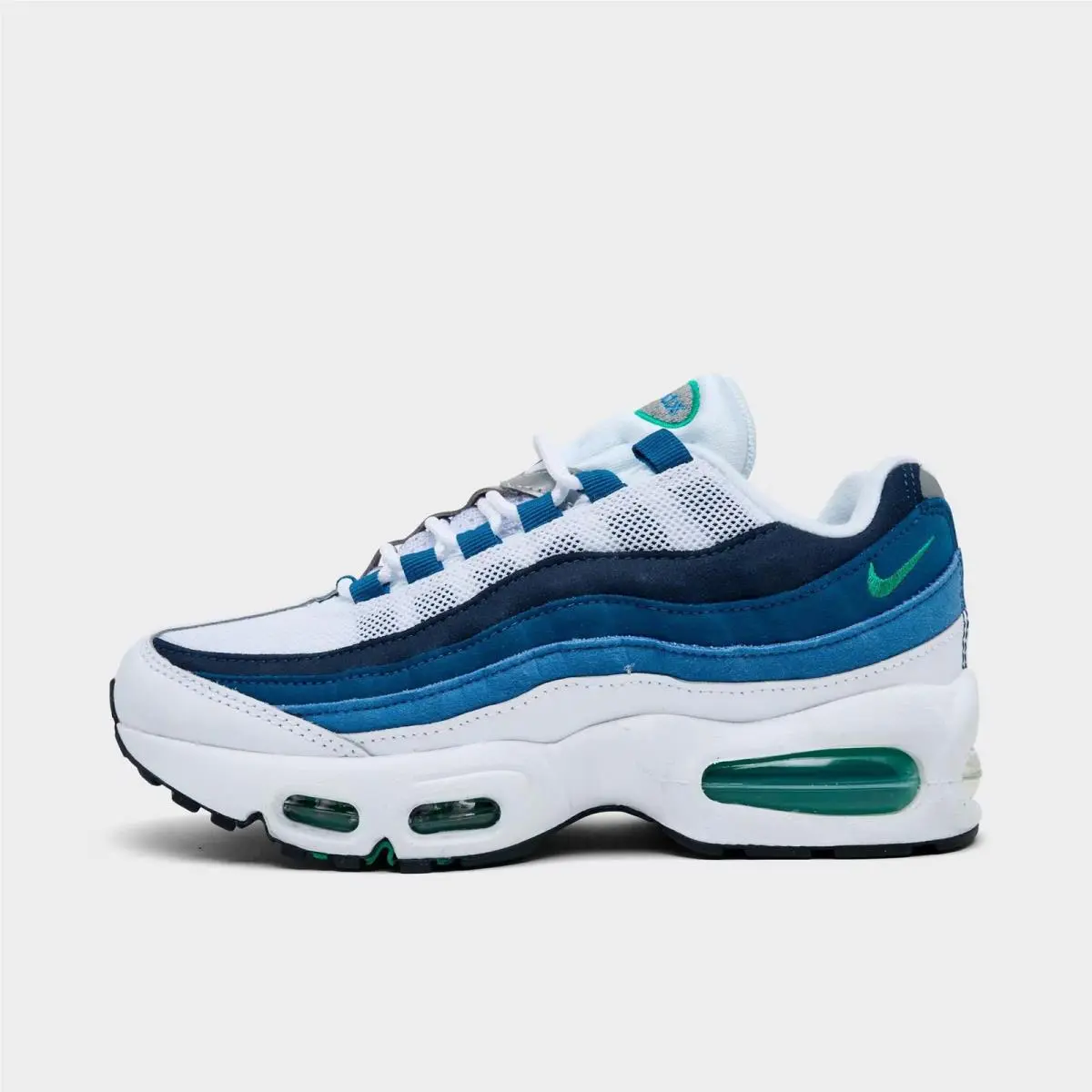 Nike shoes - IU7899 100 - White/Emerald Green/Lake Blue 3