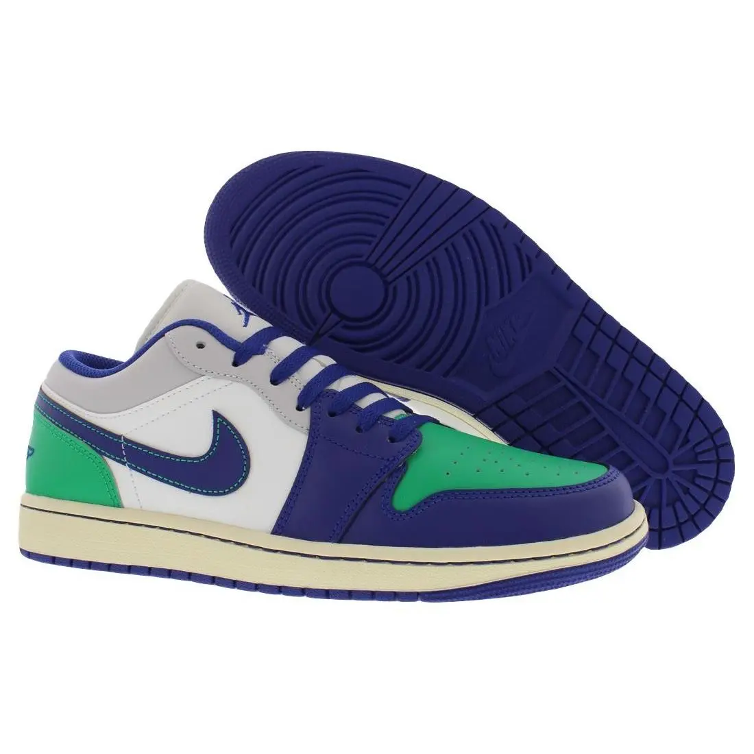 Nike Air Jordan 1 Low Leather Mens Shoes
