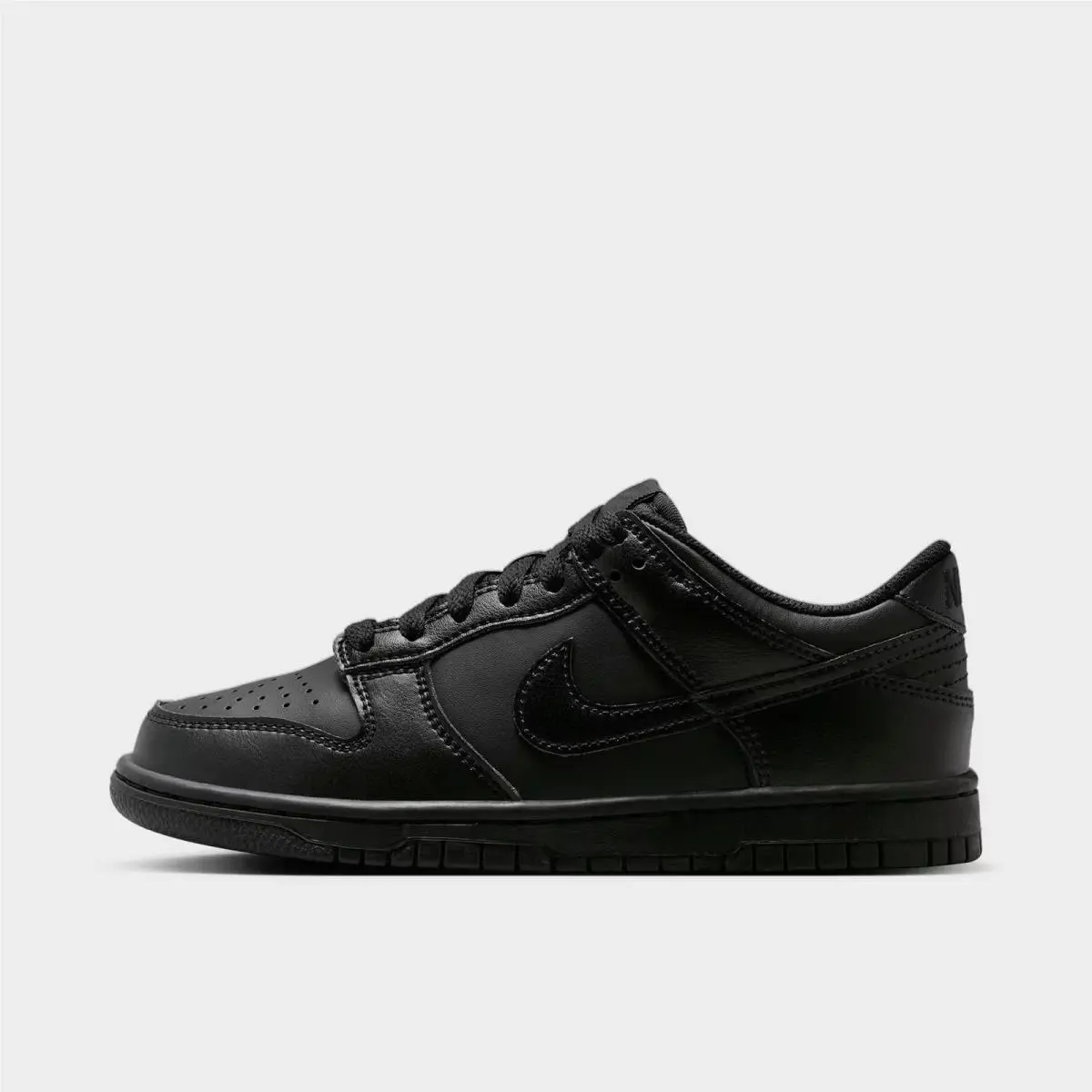 Big Kids` Nike Dunk Low Black IU7766 009