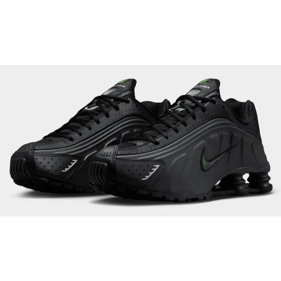Nike Shox R4 Anthracite Multi-color Black Men`s Sports Sneaker IQ0574-060