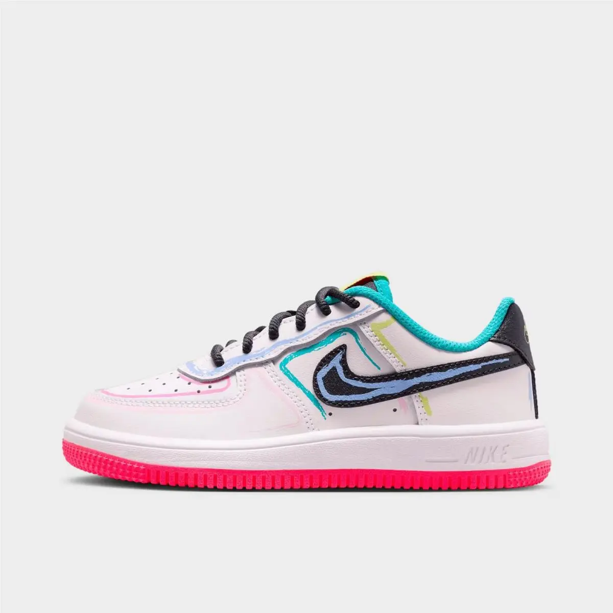 PS Nike Force 1 Low White/hyper Pink/dusty Cactus/anthracite IR1821 100