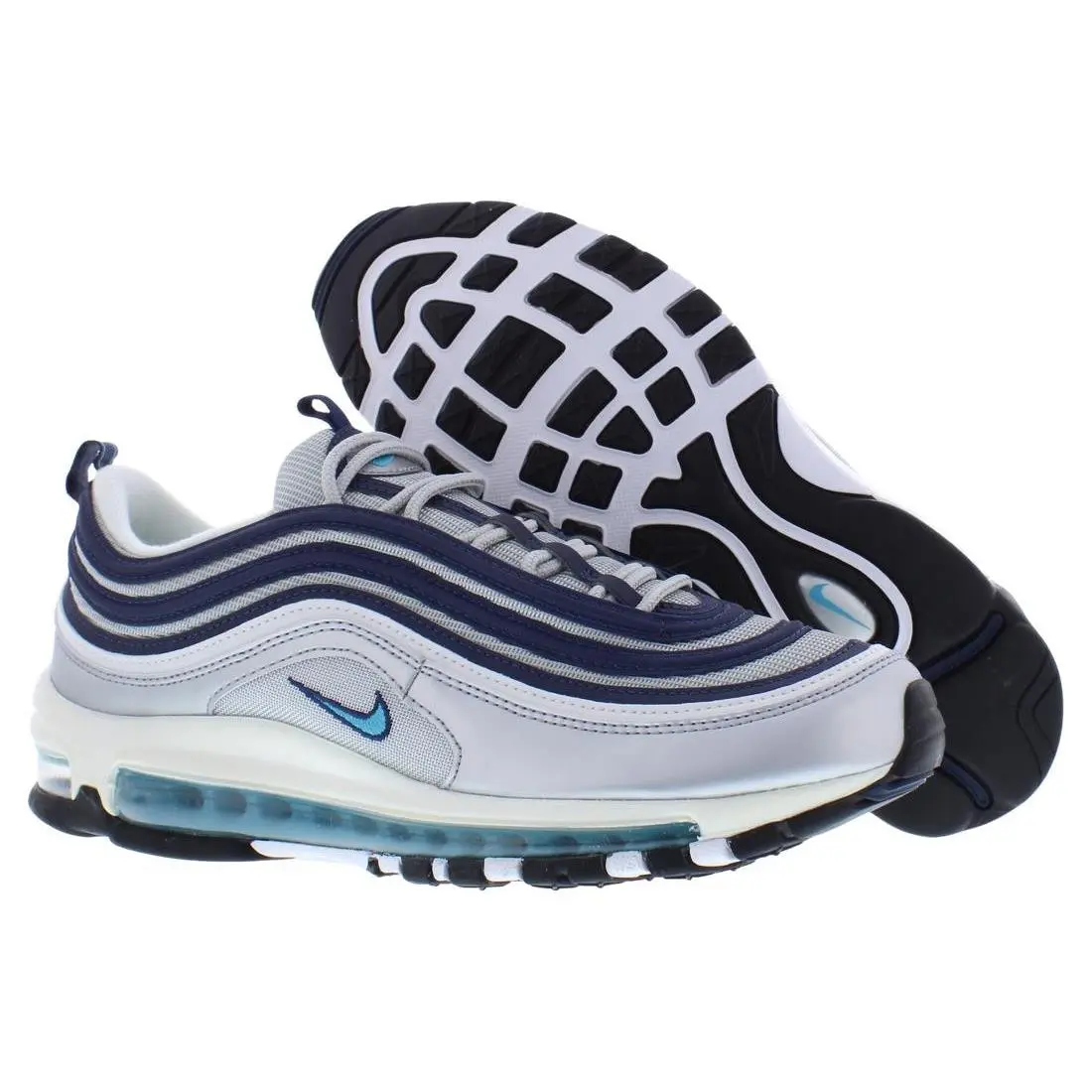 Nike shoes - Metallic Silver/Chlorine Blue, Main: Silver 4