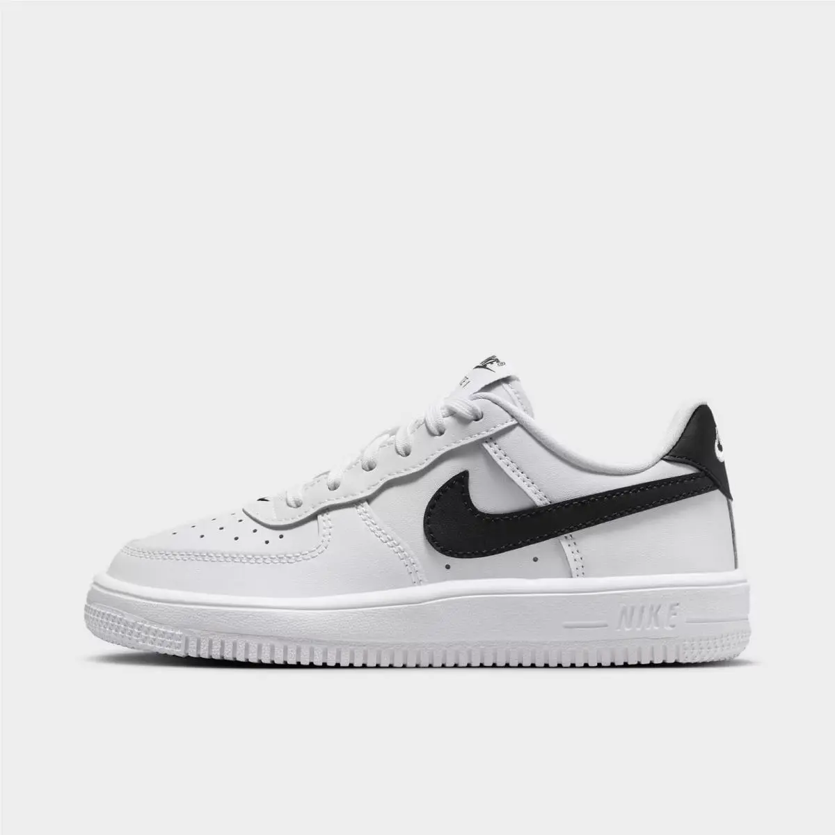 Pre-school Nike Force 1 Casual Shoes White/black IF1673 101