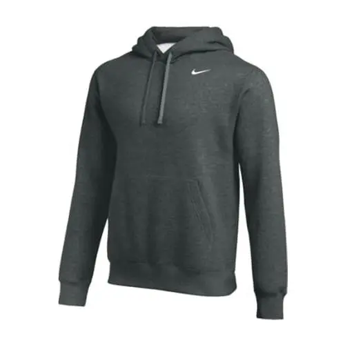 Men`s Fleece Pullover Hoodie Sweatshirt Anthracite by Nike
