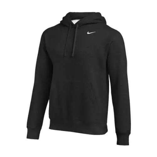 Men`s Fleece Pullover Hoodie Sweatshirt Black by Nike