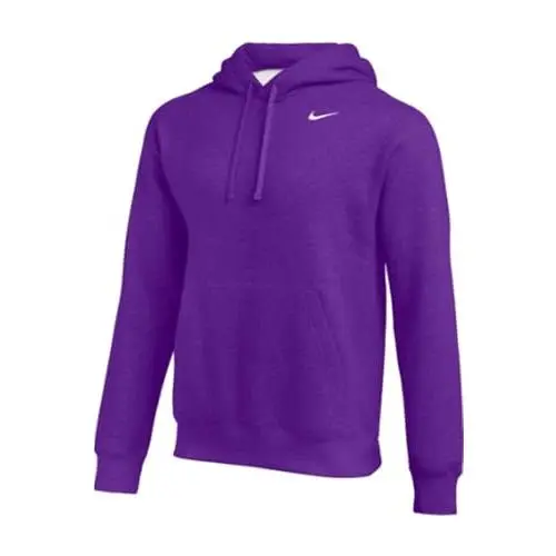 Men`s Fleece Pullover Hoodie Sweatshirt Purple by Nike
