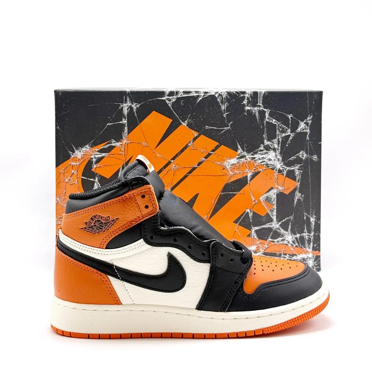 Big Kids` Air Jordan 1 High OG `shattered Backboard` Black FD1437 008