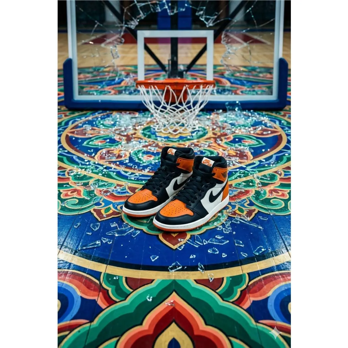 Nike shoes - Air Jordan 1 Mid - Air Mid - Orange 10