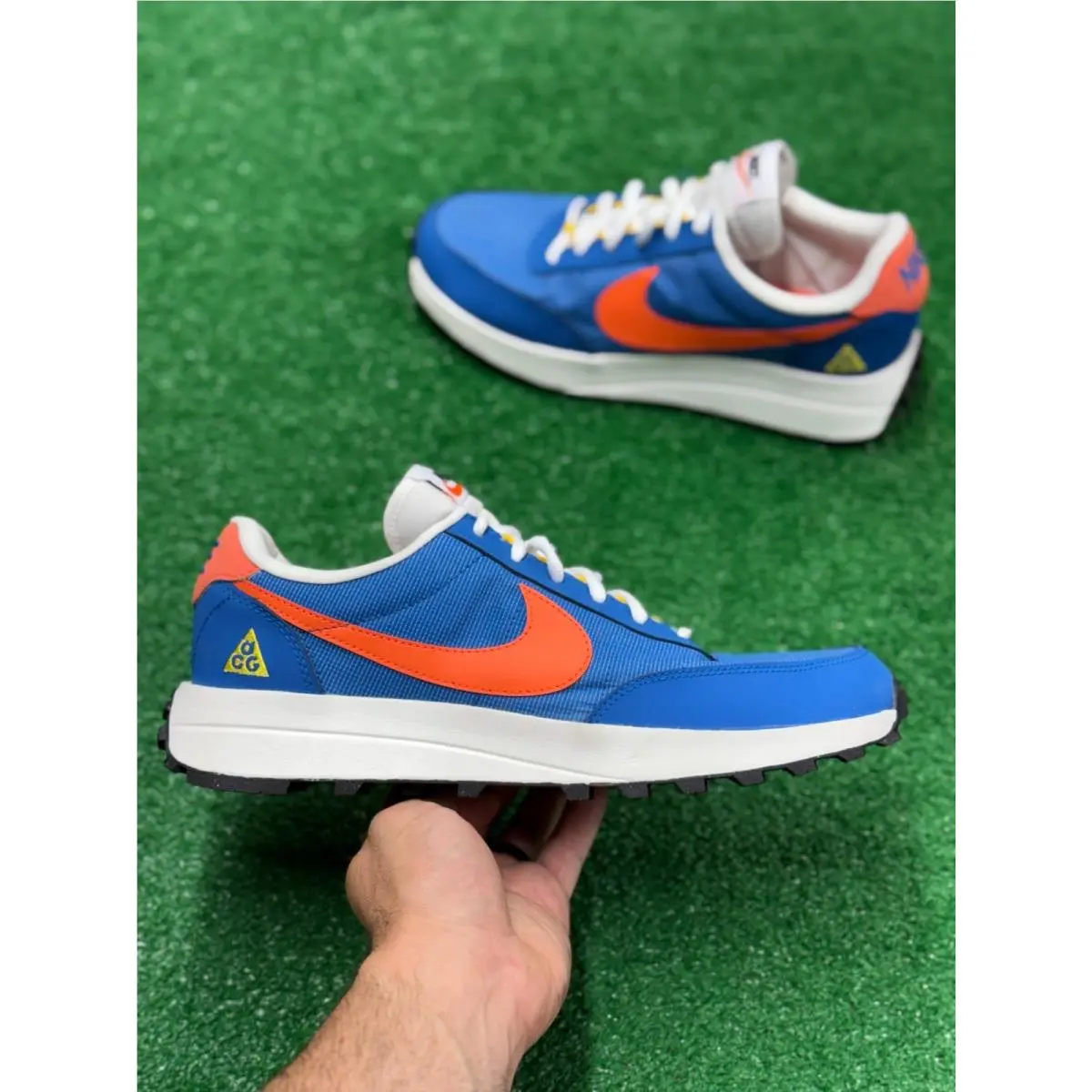 Nike Acg Ldv Brilliant Blue Turf Orange Mens IF2857-400 Sz 10