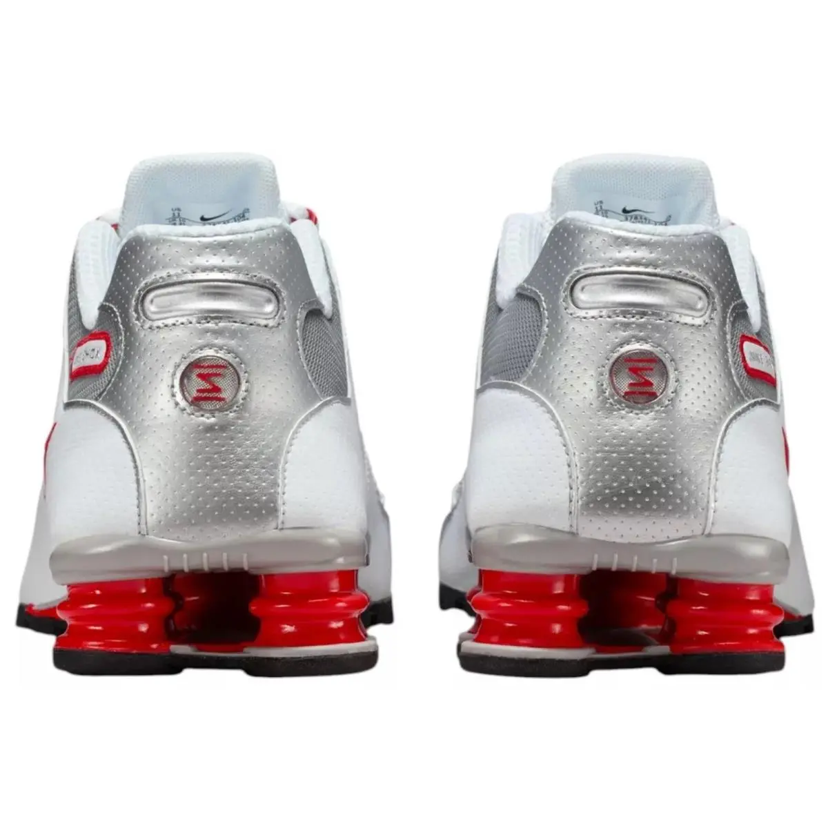 Nike shoes - Nike Shox - Shox - White, Maufacturer: White/Metallic Silver/Sport Red 13