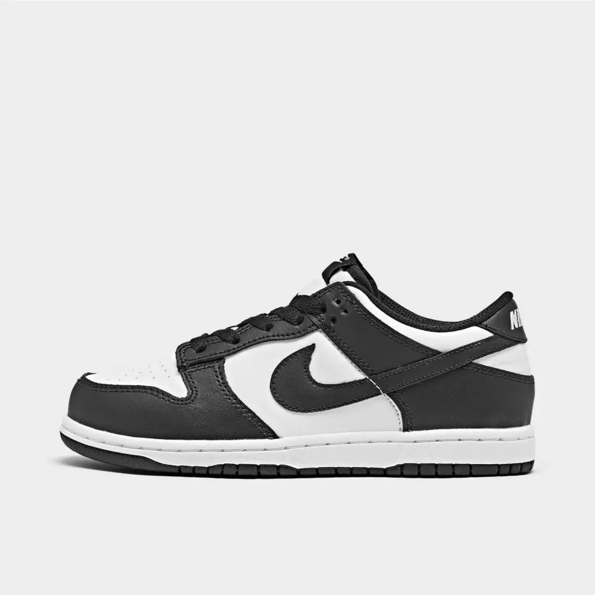 Little Kids` Nike Dunk Low Casual Shoes White/black/white CW1588 100