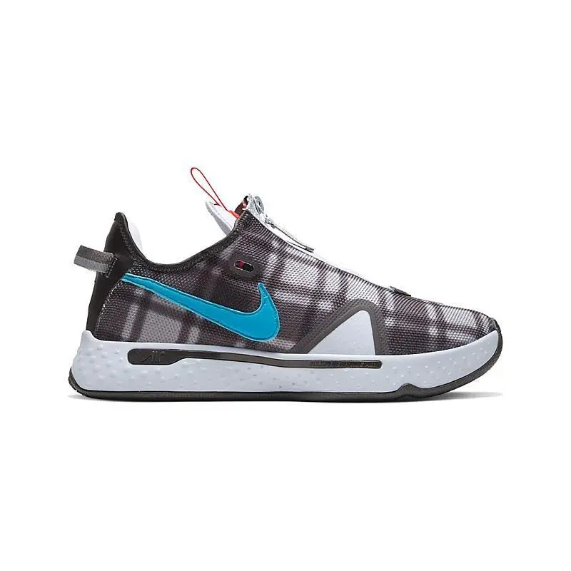 Nike shoes - Nike Pg 4 - Football Grey/Laser Blue-Light Smoke Grey 5