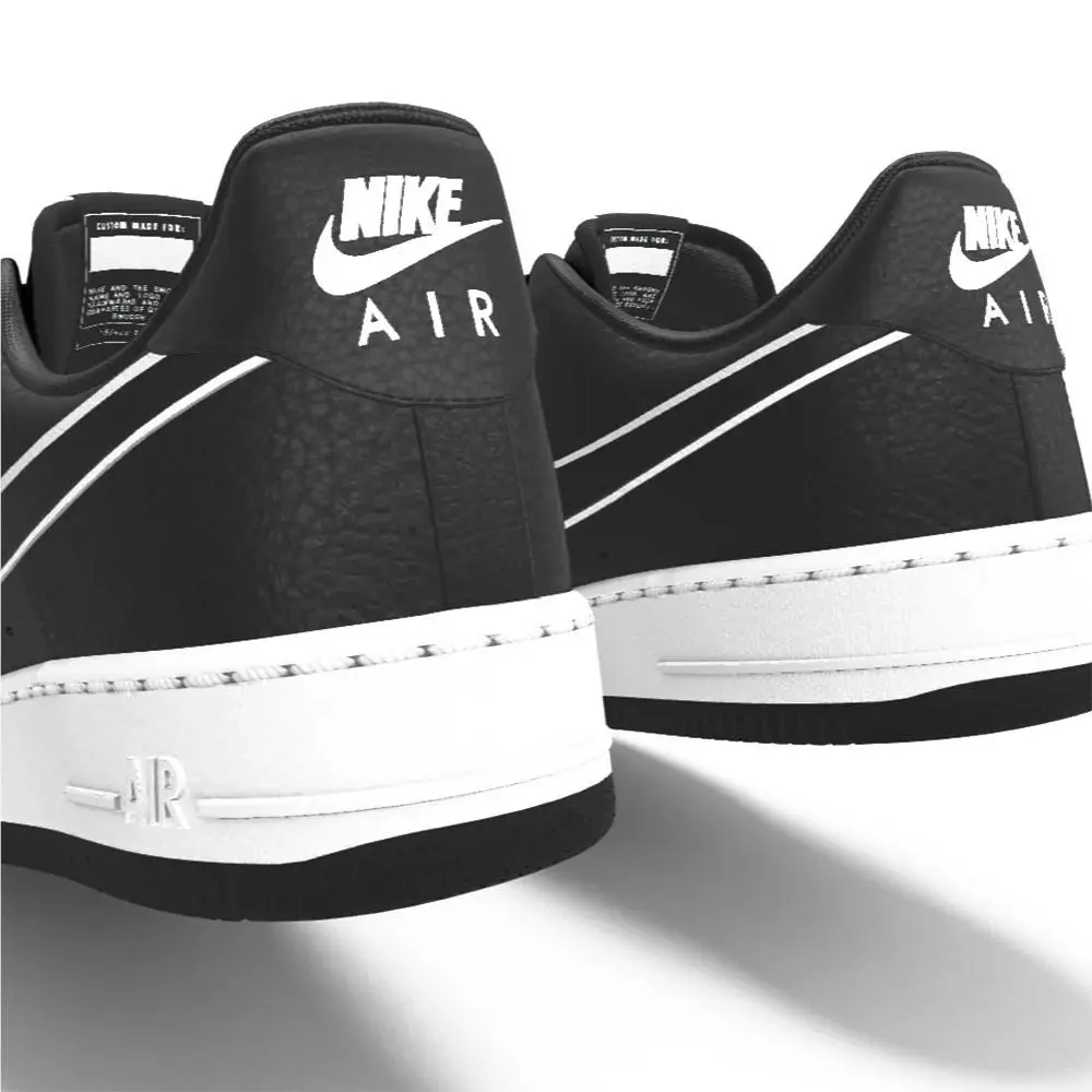 Nike shoes - Nike Air Force 1 Low - Black 6