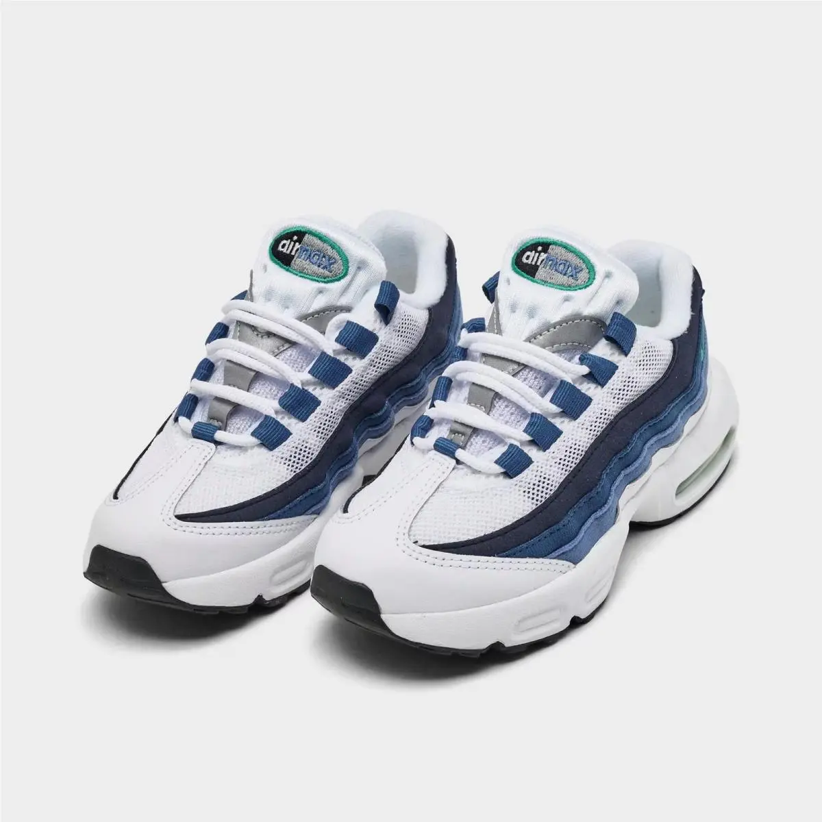 Nike shoes - IU7894 100 - White/Emerald Green/Lake Blue 5