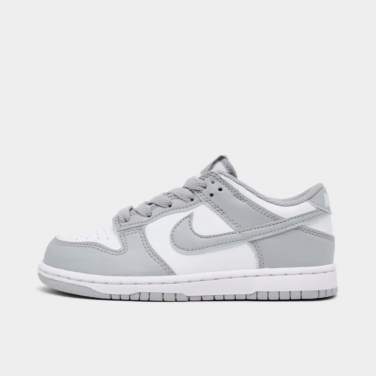 Pre-school Nike Dunk Low Casual Shoes White/light Smoke Grey/white IU7765 123