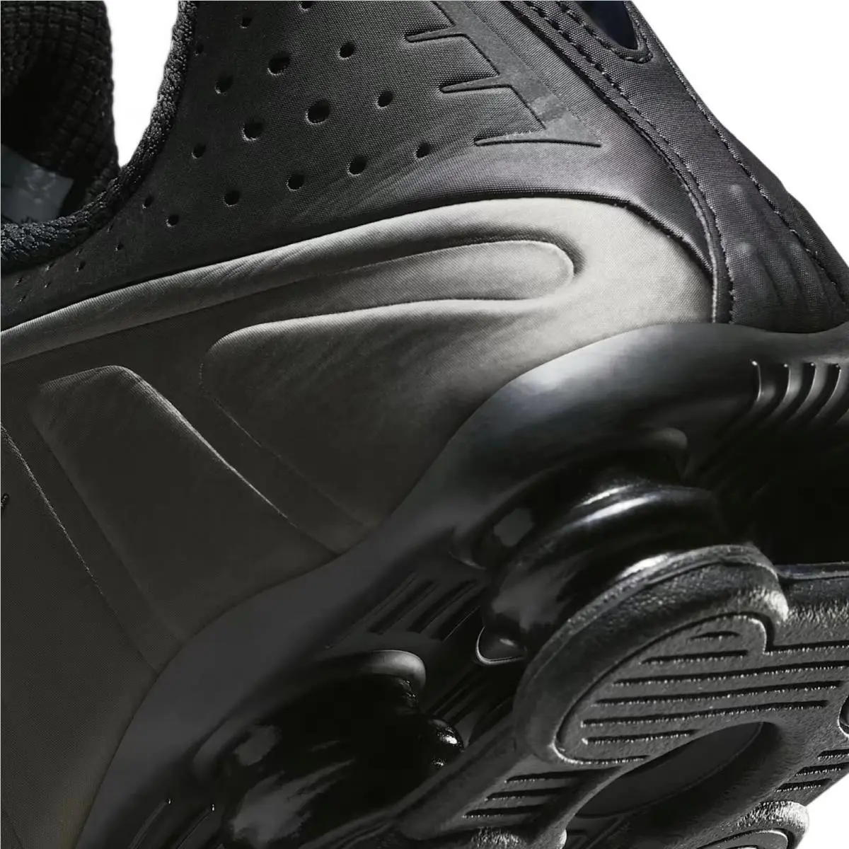 Nike shoes - Nike Shox - Shox - Black, Maufacturer: Black/Black/Bright Crimson 28