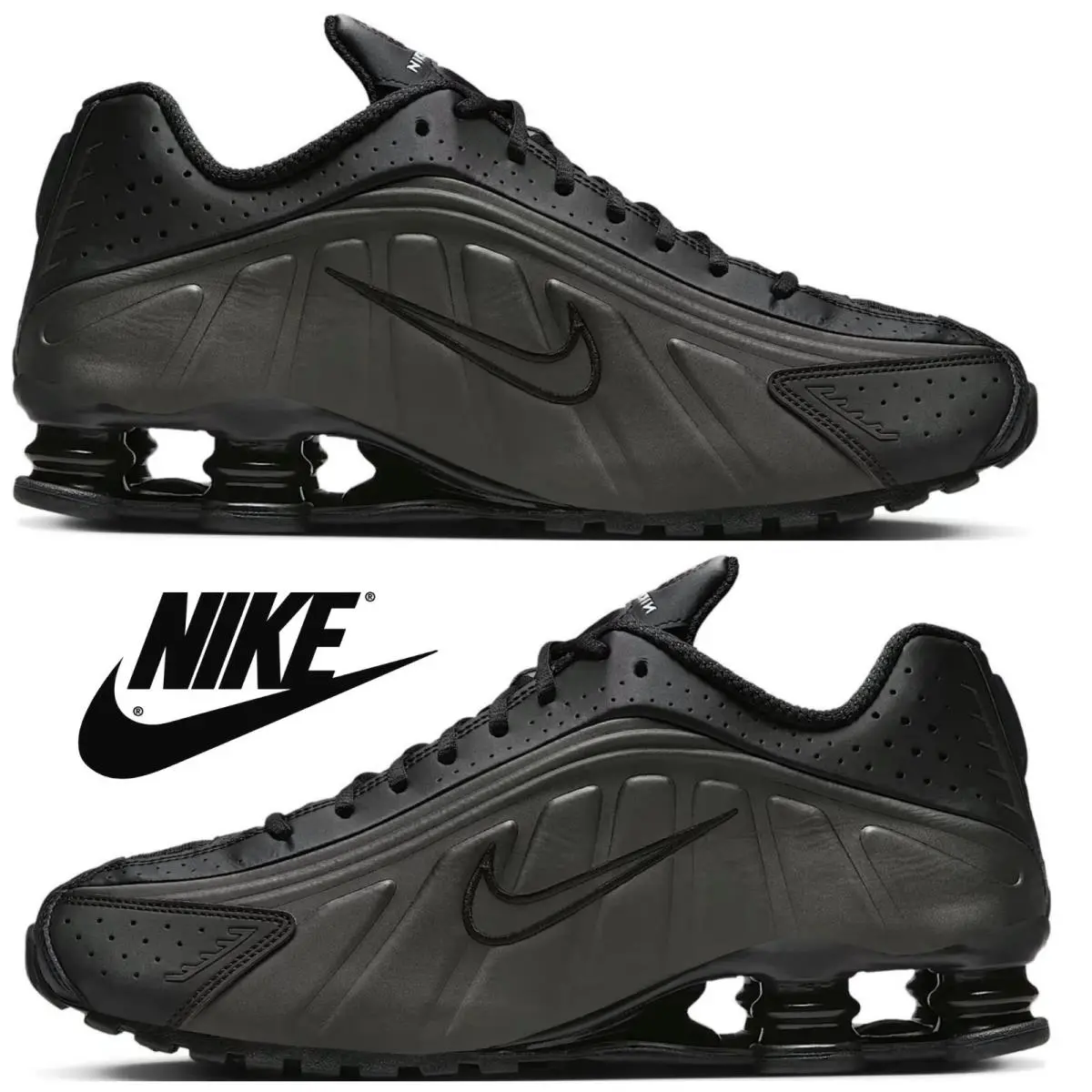 Nike shoes - Nike Shox - Shox - Black, Maufacturer: Black/Black/Bright Crimson 23