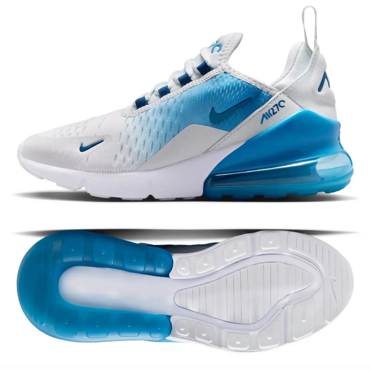 Nike shoes - Nike Air Max 270 (GS) - Off White/Dutch Blue/Court Blue 8