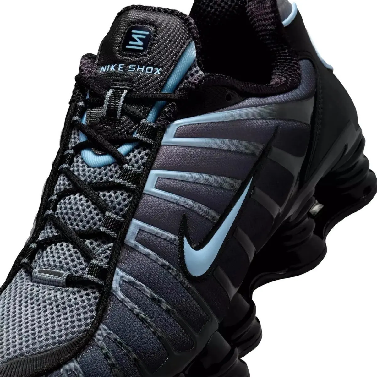 Nike shoes - Nike Shox - Shox - Blue, Maufacturer: Black/Cool Grey/Celestine Blue 5