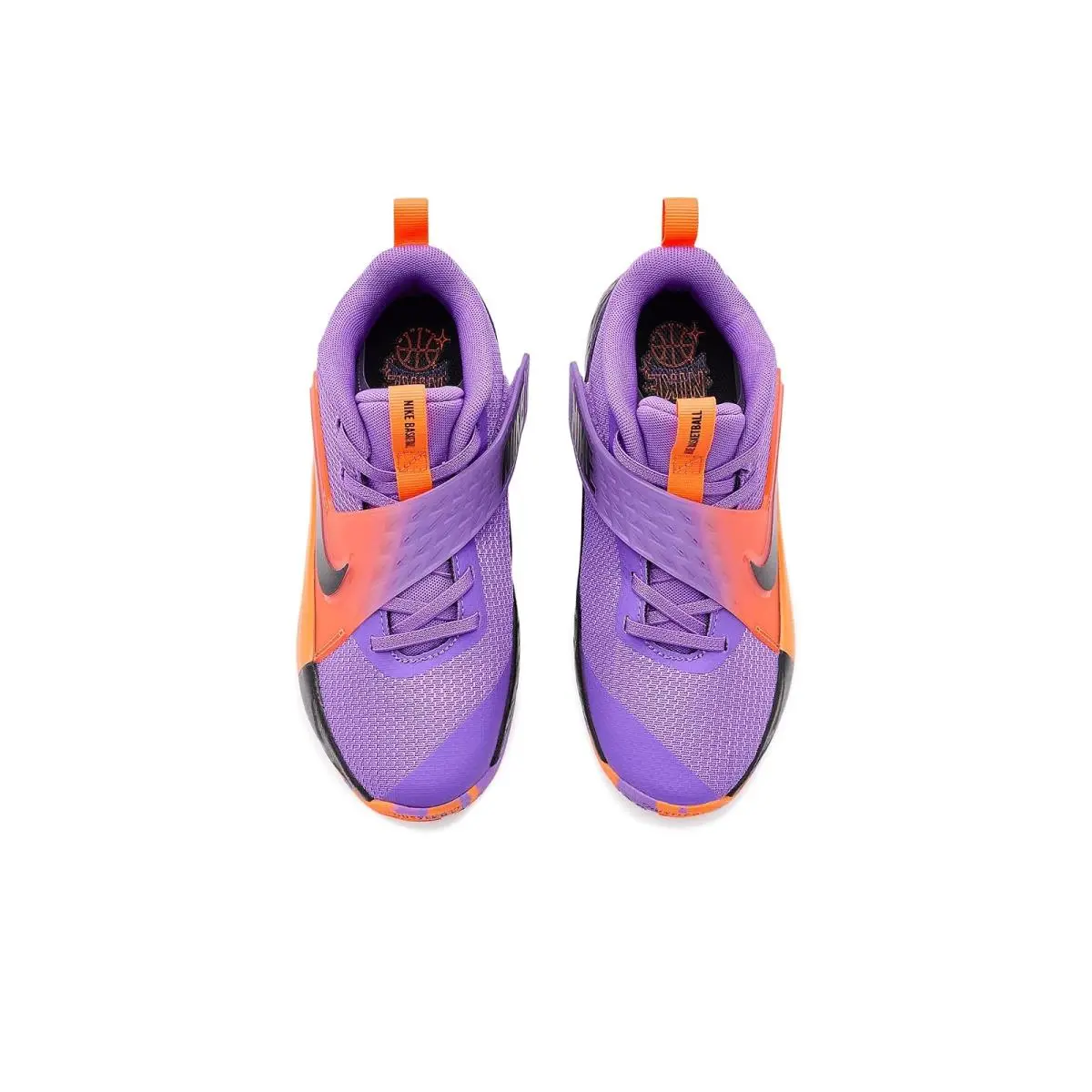 Nike shoes - Bright Violet/Black/Total Orange 7