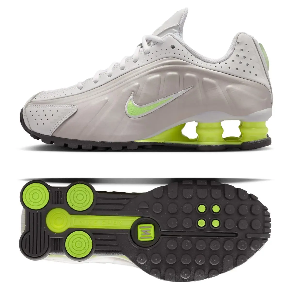 Nike shoes - Nike Shox R4 - Shox - CW2626-008 - College Grey/Vast Grey/Medium Ash/Volt 8