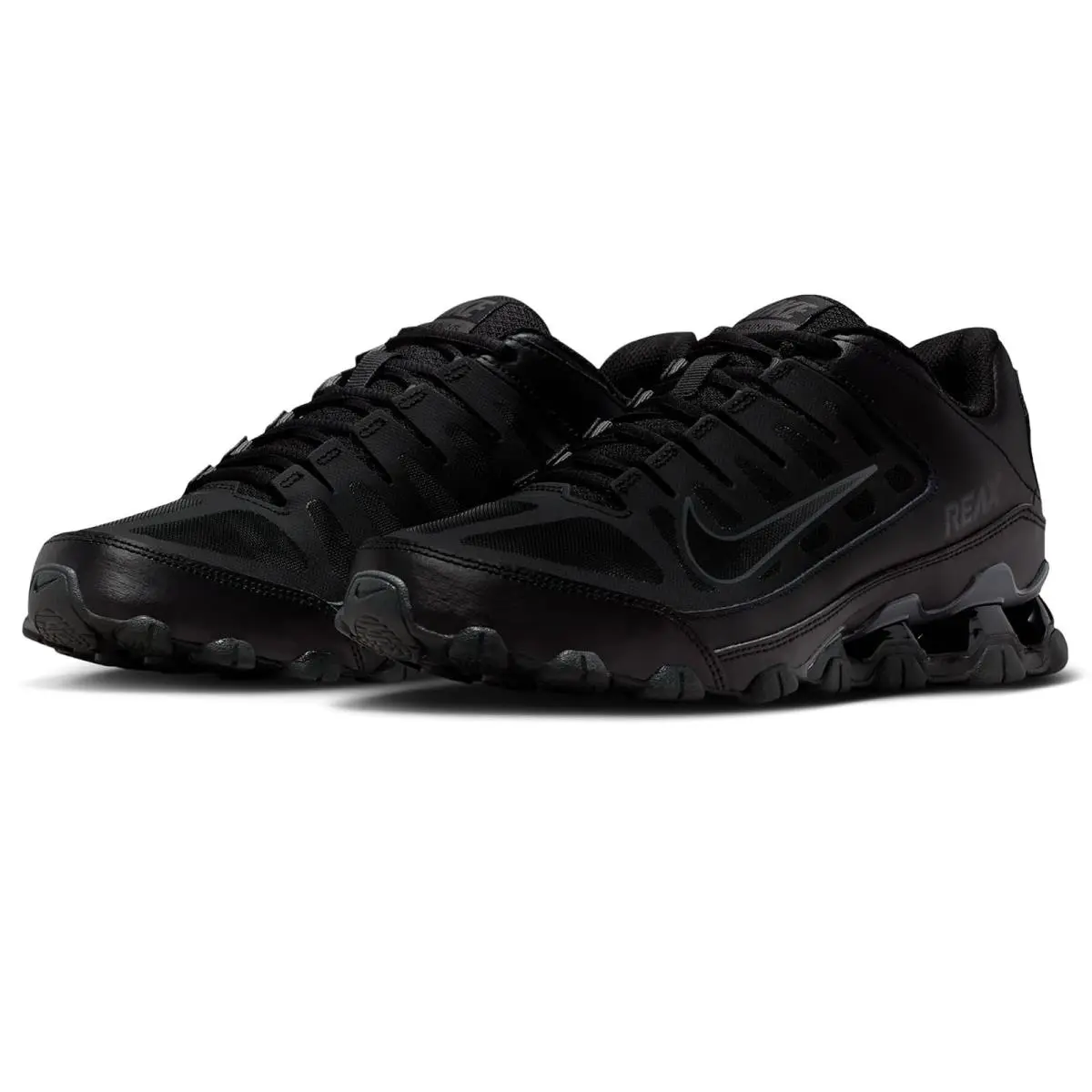 Woman`s Sneakers Athletic Shoes Nike Reax 8 Trainer Mesh - Black/Black/Anthracite
